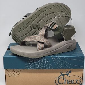 Chaco CushZ Men's Casual Sandals Frond Truffle Size 11 JCH109837Z New
